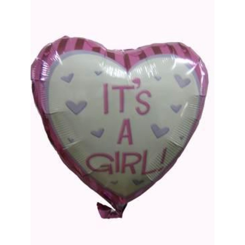 its a girl helium balloon
