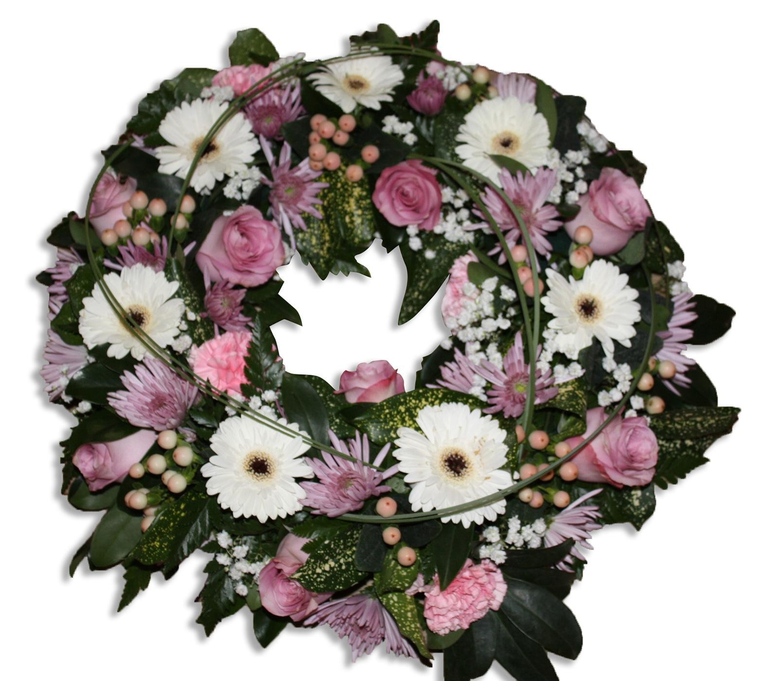 Funeral Wreath in Soft Colours Perth Funeral Wreath Perth