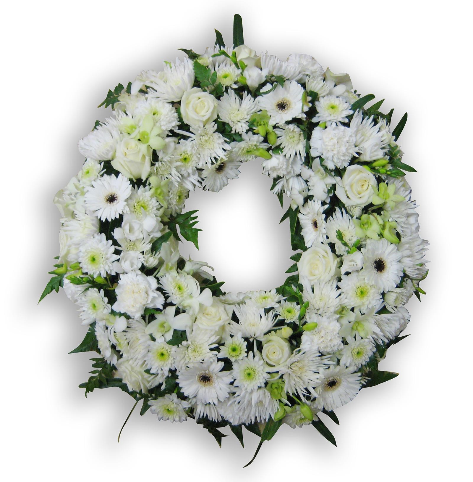 Mixed Seasonal Flowers Funeral Wreath Perth | Perth Florist