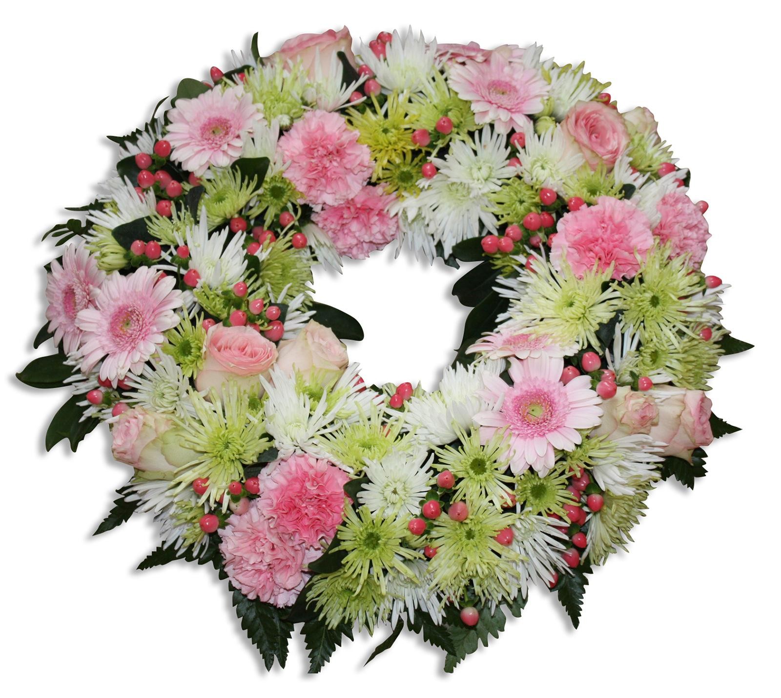Pastel Flowers Funeral Wreath Perth Perth Funeral Wreaths