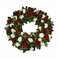 Funeral Wreath of Roses