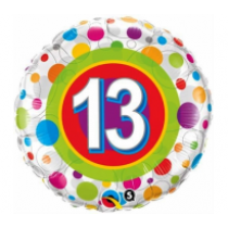 13th Birthday Balloon