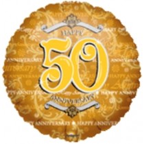 50th Wedding Anniversary Balloon