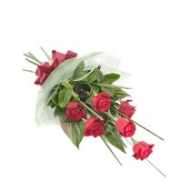 Valentine's Day Bouquet of 6 Long Stem Red Roses