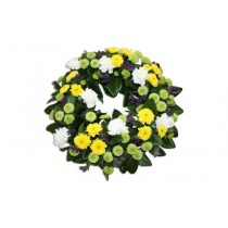 Anzac Day Green, Yellow & White Wreath
