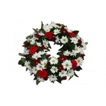 Anzac Day Red & White Wreath