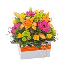 Bright Box Flower Arrangement - Large