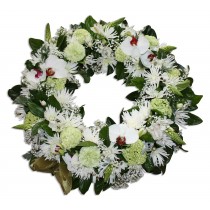 Funeral Wreath - Mixed In Season Flowers