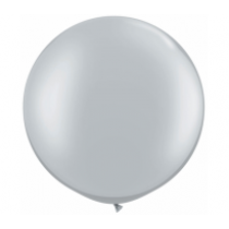 Silver Giant Round Balloon 