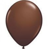 Chocolate Brown Latex Helium Balloon
