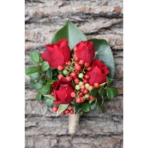 Corsage - Red Roses