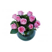 Valentine's Day Premium Rose Bowl Arrangement