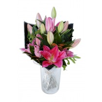 Stargazer Oriental Lily Bouquet