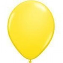 Yellow Latex Helium Balloon 