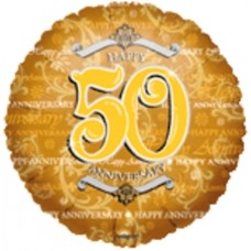 50th Wedding Anniversary Balloon