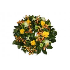 Anzac Day Yellow & Green Wreath