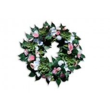 Artificial Anzac Day Wreath - Pink