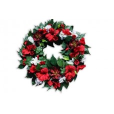Artificial Anzac Day Wreath - Red