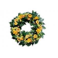 Artificial Anzac Day Wreath - Yellow