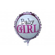 Baby Girl Foil Stick Balloon