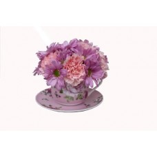 Mother's Day Flowers in a Tea Cup