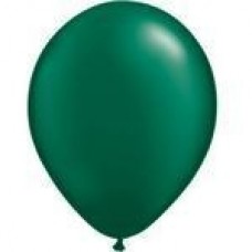 Forest Green Latex Helium Balloon