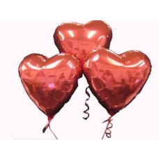 Valentine's Day Bunch of Love Heart Helium Balloons