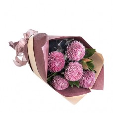 Pink Disbud Chrysanthemum Wrap