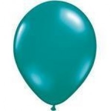Teal Latex Helium Balloon