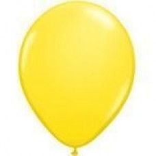 Yellow Latex Helium Balloon