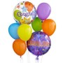 Balloon Bouquet - 2 Foil & 6 Latex Balloons
