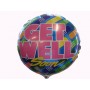 Get Well Soon Stick Foil Balloon