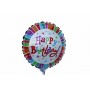 Happy Birthday Foil Stick Balloon