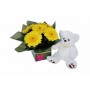 Newborn Baby Flowers & Teddy Bear