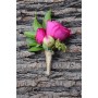 Buttonhole - Pink Roses