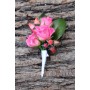 Buttonhole - Pink Spray Roses