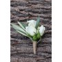 Buttonhole - White Roses